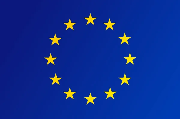 Flagge der Europäischen Union — Stockvektor