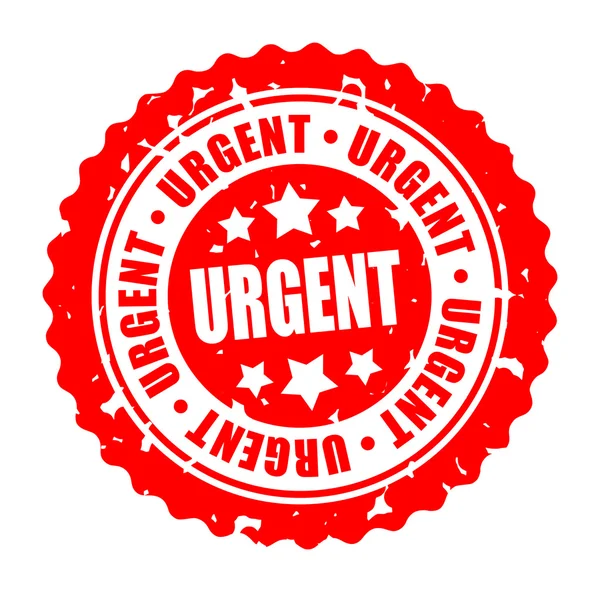 Timbre rond vectoriel URGENT — Image vectorielle