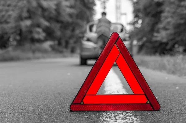 Dangerous turns, triangle warning traffic sign near rural road Stock Photo  - Alamy