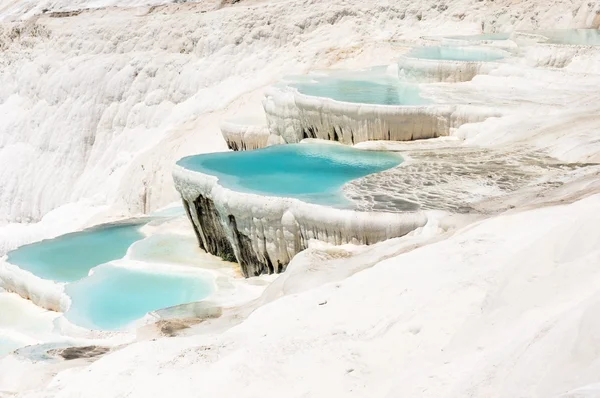Mineral springs of Turkey, Pamukkale — Stock Photo, Image