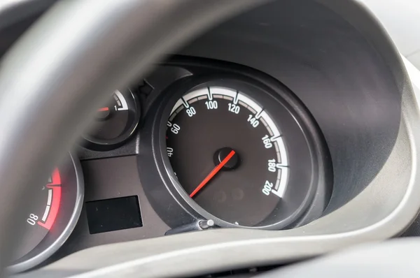 Steering wheel and dashboard — Stock Photo, Image