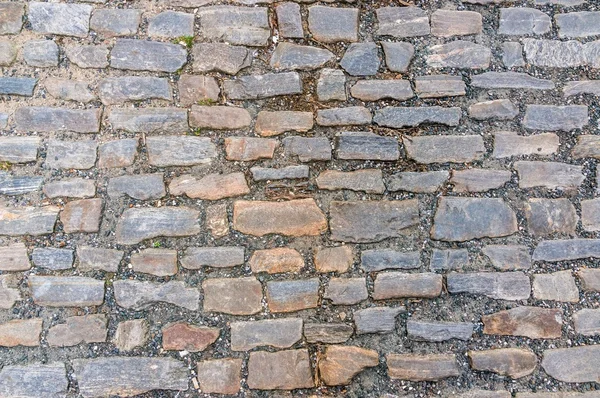 Cobblestone pavement on street in Prague — Stock Photo, Image