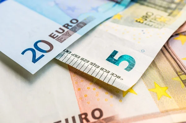 Euro banknotes — Stock Photo, Image