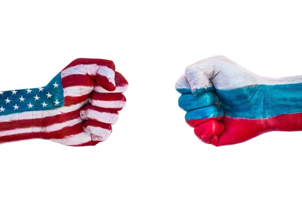 USA versus Russia — Stock Photo, Image