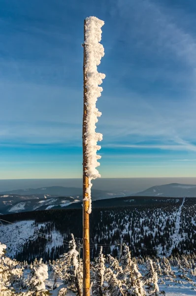 Icing on the column — Stock Photo, Image