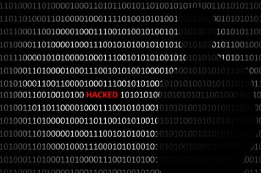 Kişisel bilgisayar yüz olmadan anonim hacker hacked