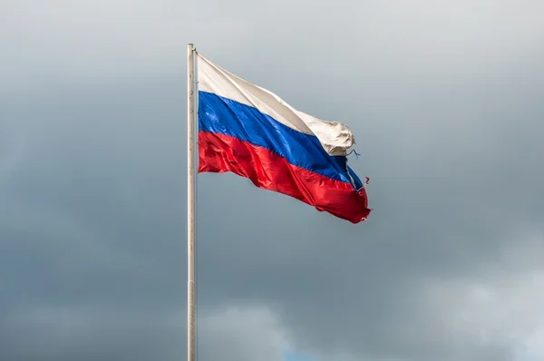 Russische Flagge — Stockfoto