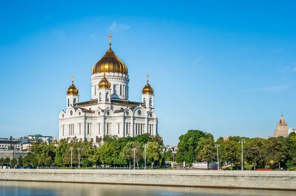 Orosz ortodox katedrális a Krisztus a Megváltó Moszkvában — Stock Fotó