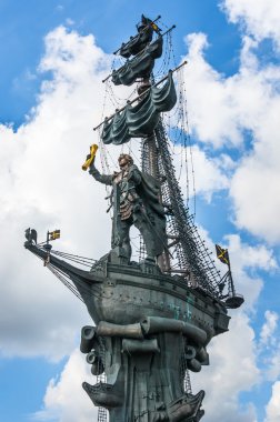 Anıtın Moskova'da büyük (Peter ilk) Peter