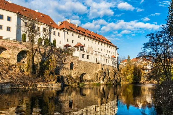 Beautiful view to castle in Cesky Krumlov — Stock Photo, Image