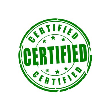 Sertifikalı vektör damgası