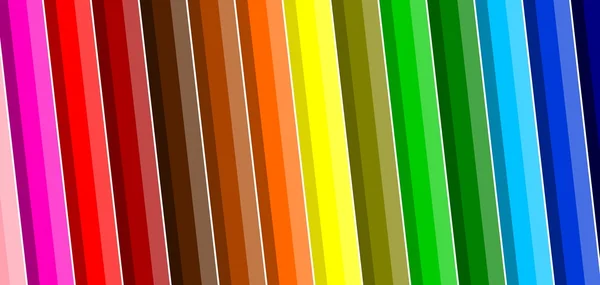 Vackra färgstarka bakgrund med kritor — Stock vektor