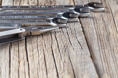 wrench, working wrench, wrench metal, set of wrenches, repair, t