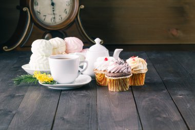 çay bir mutfak at arka plan bulanık