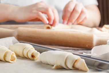 Kruvasan kurabiye yapma