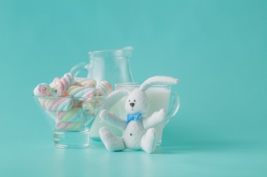 süt ile bükülmüş hatmi