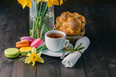 Kahvaltı macaroons ile rahatla
