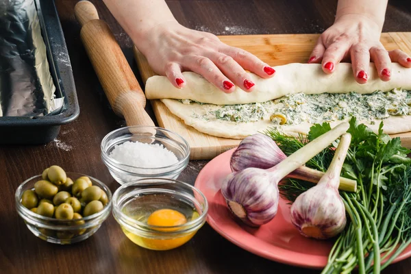 Baget ekmek hamur hazırlık