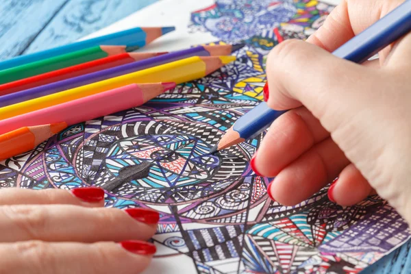 stock image Adult coloring books