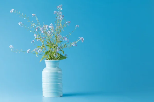 Oublie-moi pas les fleurs dans un vase — Photo