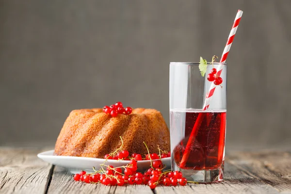 Cold berry mors drink close up, selective focus — Stock Photo, Image