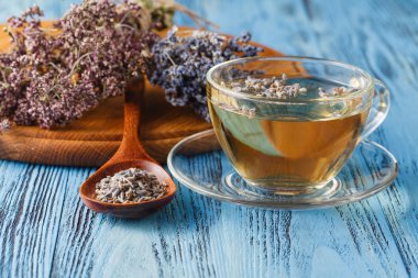 Lavanta çiçek eski kurullarında demet