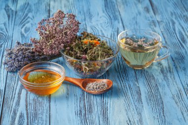 Eflatun bitki çayı