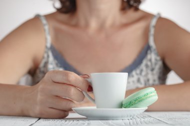 Kahve molası arka plan. Çalışma içki espresso durdurmak