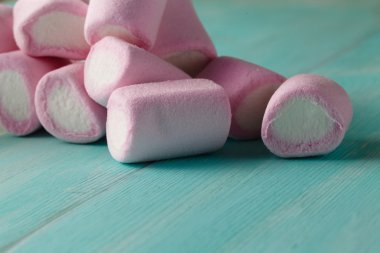 dağınık pembe marshmalow
