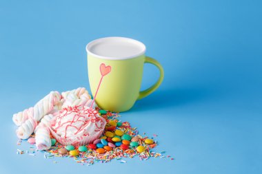 Tatlı şeker tatil dekorasyon konsepti