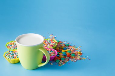 Tatlı şeker tatil dekorasyon konsepti