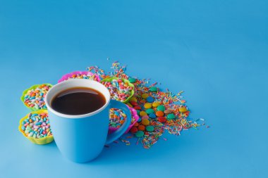 Tatlı şeker tatil dekorasyon konsepti