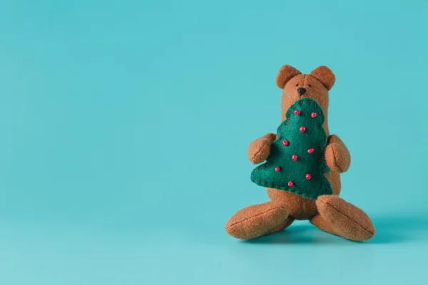 Accogliente giocattolo orso — Foto Stock