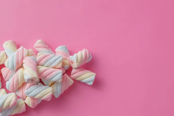 Färgade tweested marshmallow — Stockfoto