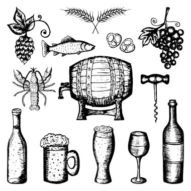 Bira ve şarap cabukşalterli, Dikişsiz desen