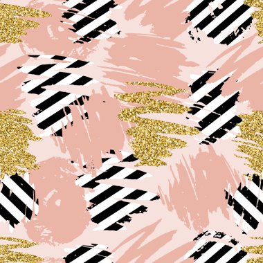 Sulu Boya lekeleri ile Seamless Modeli