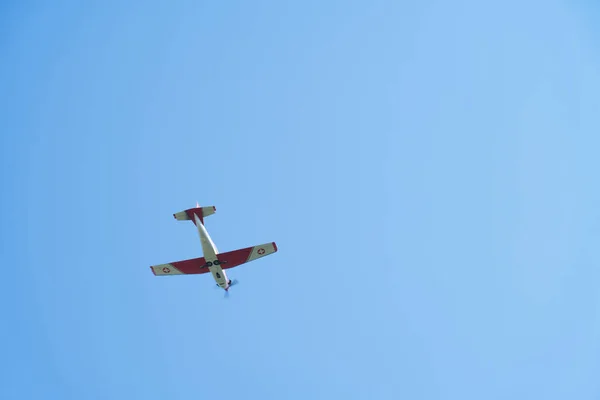 Flugzeug Der Schweizer Luftwaffe Auf Einer Ausbildungsmission Auf Dem Luftwaffenstützpunkt — Stockfoto