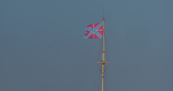 Tour du drapeau de la forteresse Pierre et Paul, Saint-Pétersbourg — Video