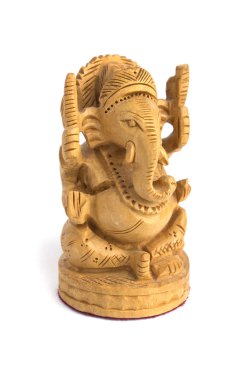 Ganesha beyaz arka plan üzerinde