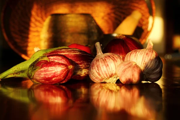 Set de verduras ecológicas — Foto de Stock