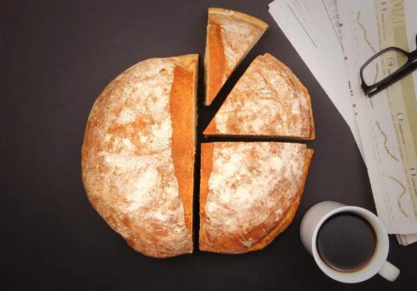 Хлебная графика — стоковое фото