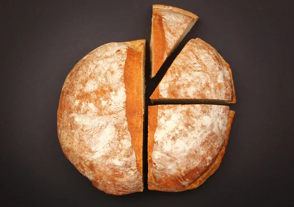 Bröd cirkeldiagram — Stockfoto