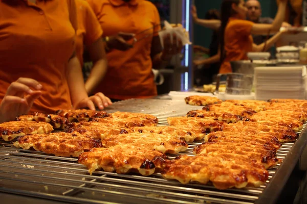 Bir dükkanda kahvaltılık gözleme.