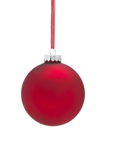 Rode opknoping Bauble — Stockfoto