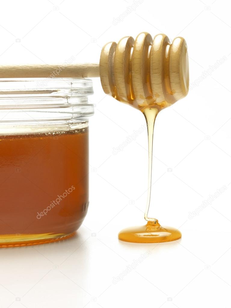 Honey Dipper and jar