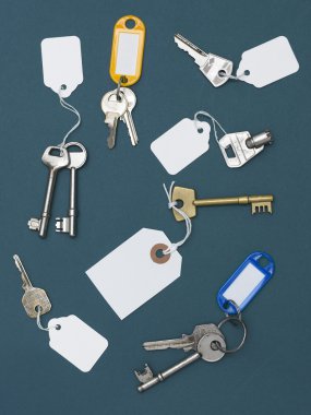 Anahtarları Isolated yeşil