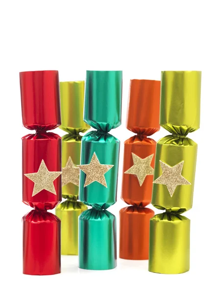 Crackers de Noël couleur — Photo