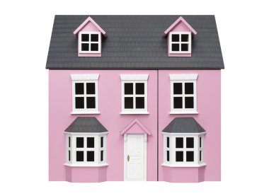 Model pink house clipart
