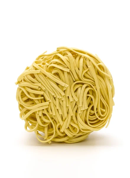 Noodle tower on white — Stock Photo, Image