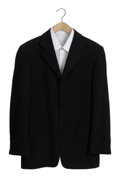 Black suit isolated — Stock Photo, Image